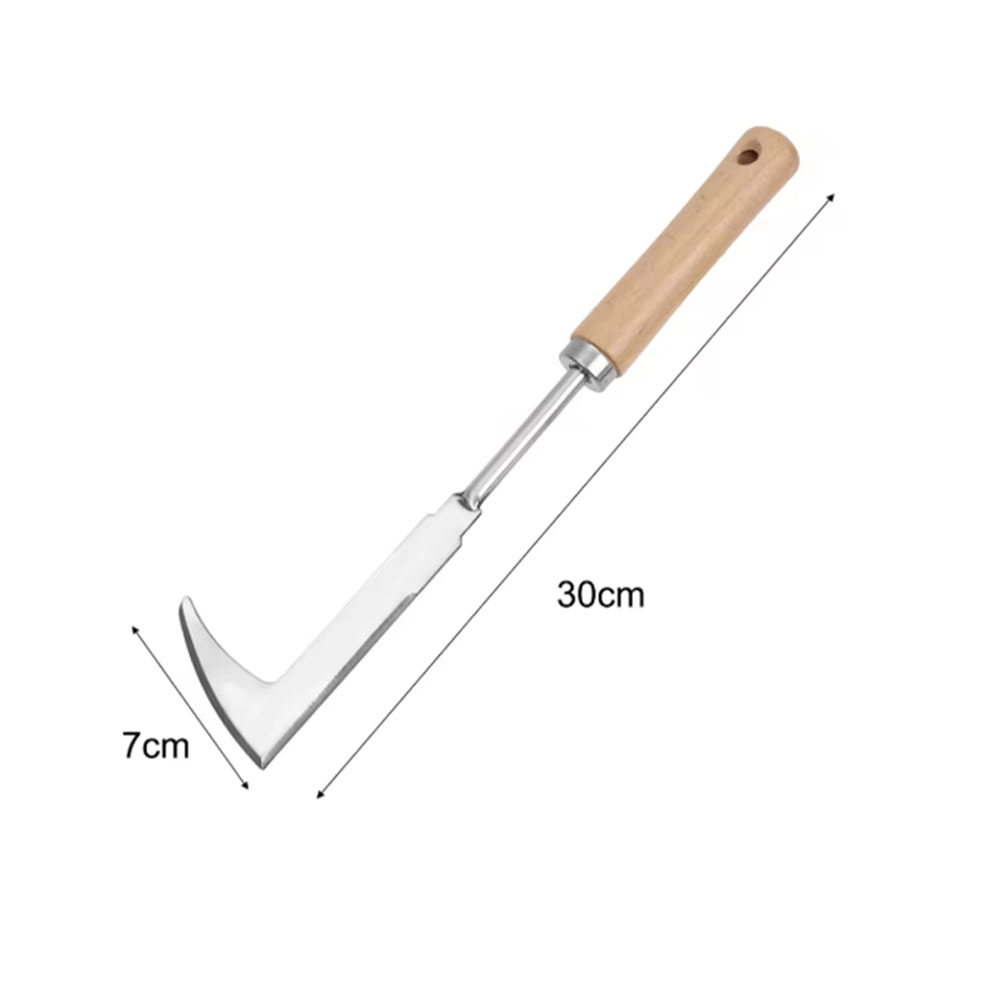 Gardening Hand Tools Yard - Attrezzo per Diserbo in Acciaio Inox,
