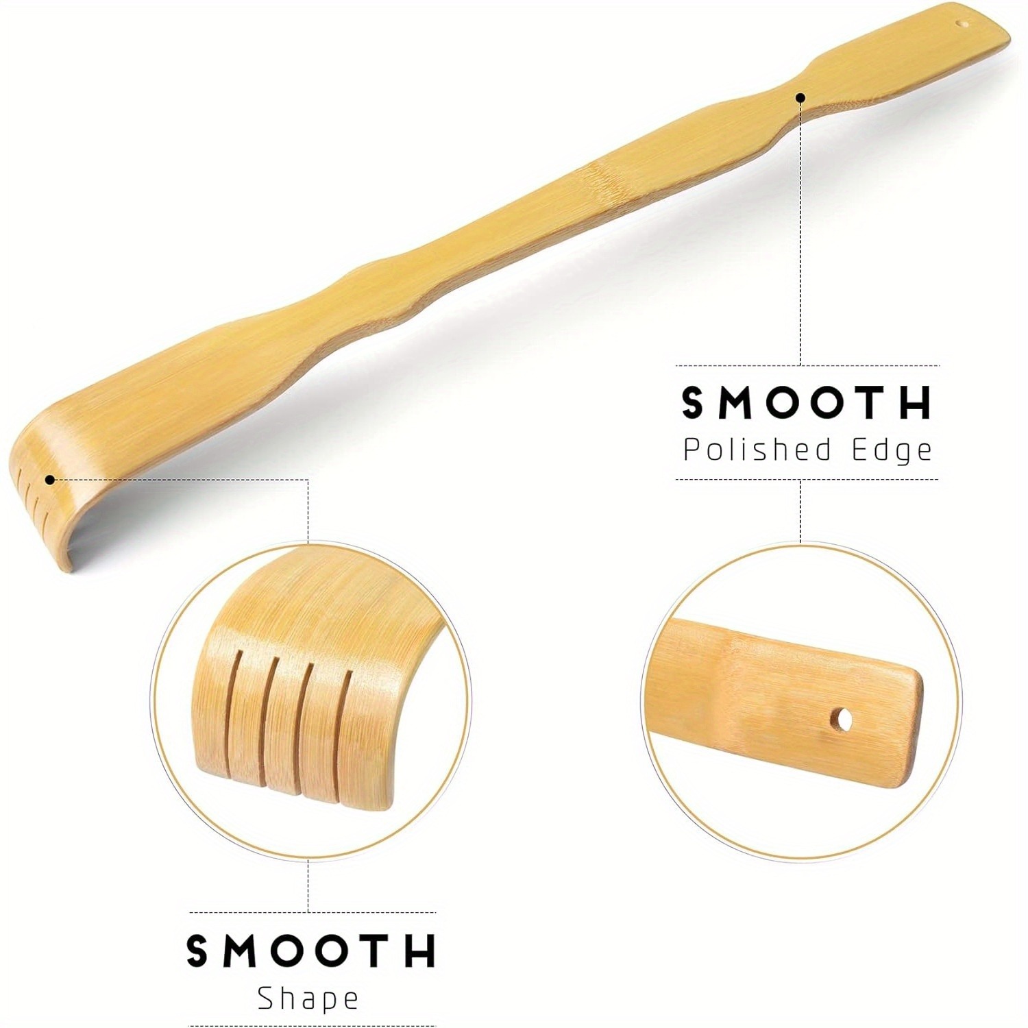 Gardening Tools Long Handle - Grattaschiena in bambù – Strumento naturale