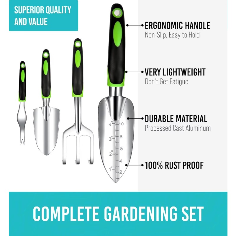 Set di 9 Attrezzi da Giardinag - Gardening Hand Tools Yard recensione e prezzo