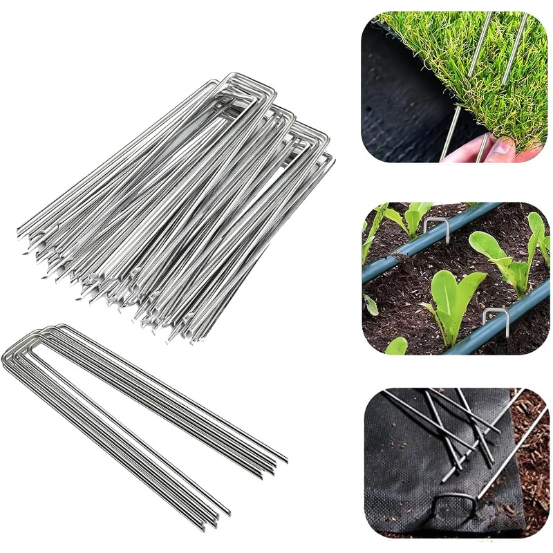 10 Pezzi Chiodi a U per Giardi - Gardening Tools For Weeds recensione e prezzo