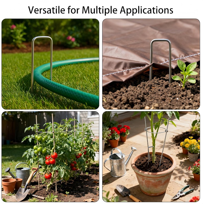 10 Pezzi Chiodi a U per Giardi - Gardening Tools For Weeds recensione e prezzo