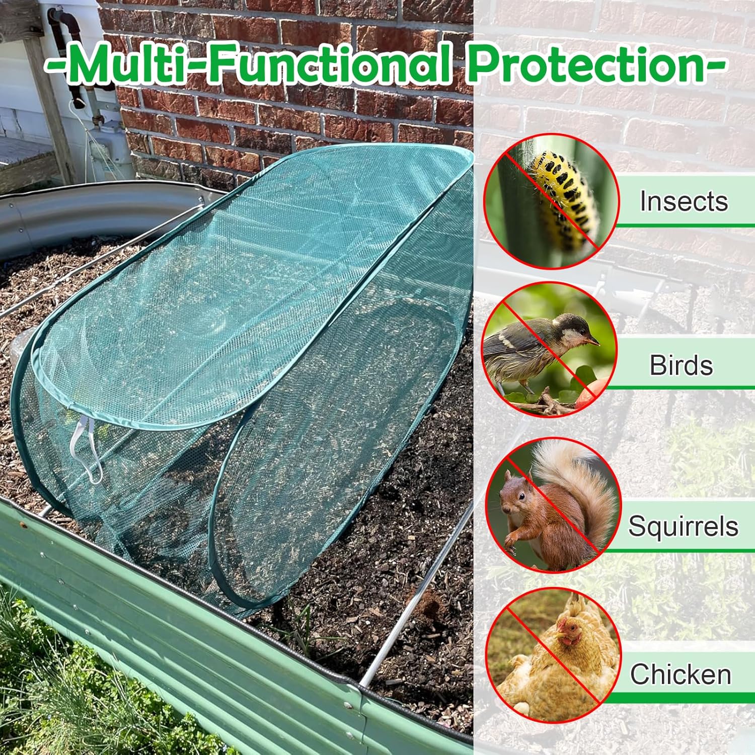 Rete Protettiva Pop-Up da 120  - Garden Netting Cover recensione e prezzo