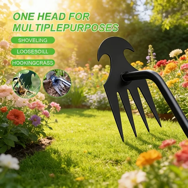 Diserbante a 4 denti in acciai - Gardening Hand Tools Yard recensione e prezzo